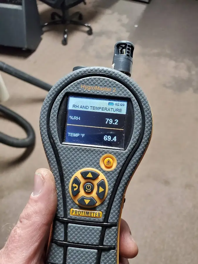 Moisture meter humidity assessment for Fire & Smoke Damage Restoration in Bellwood