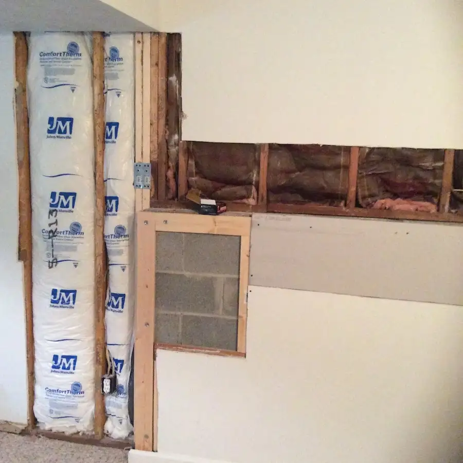 Wall insulation replacement during Contents Cleaning & Restoration in Bellwood